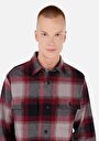thumb-Afișați detalii pentru Camasa Cu Maneca Lunga De Barbati Bordo Comfort Fit  Cl1070827