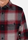 thumb-Afișați detalii pentru Camasa Cu Maneca Lunga De Barbati Bordo Comfort Fit  Cl1070827