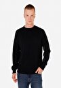 thumb-Afișați detalii pentru Pulover De Barbati Negru Comfort Fit  Cl1071055