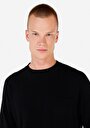 thumb-Afișați detalii pentru Pulover De Barbati Negru Comfort Fit  Cl1071055