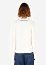 thumb-Afișați detalii pentru Pulover De Dama Ecru Regular Fit  Cl1071119
