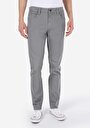 thumb-Afișați detalii pentru Pantaloni Gri Pentru Bărbați Cu Talie Dreaptă Cu Talie Dreaptă