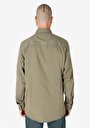 thumb-Afișați detalii pentru Camasa Cu Maneca Lunga De Barbati Kaki Comfort Fit  Cl1064676