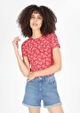 thumb-Afișați detalii pentru Tricou Cu Maneca Scurta De Dama Coral Slim Fit  Cl1058945
