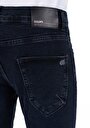 thumb-Afișați detalii pentru Skinny Fit Talie Joasă Picior Îngust Blugi Din Denim Pentru Bărbați