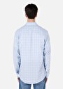 thumb-Afișați detalii pentru Camasa Cu Maneca Lunga De Barbati Albastru Regular Fit  Cl1069453
