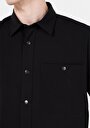 thumb-Afișați detalii pentru Camasa Cu Maneca Lunga De Barbati Negru Regular Fit  Cl1069905