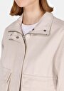 thumb-Afișați detalii pentru Jacheta De Dama Bej Regular Fit  Cl1072488