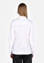 thumb-Afișați detalii pentru Camasa Cu Maneca Lunga De Dama Alb Slim Fit  Cl1073416