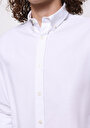 thumb-Afișați detalii pentru Camasa Cu Maneca Lunga De Barbati Alb Regular Fit  Cl1073845