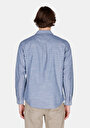 thumb-Afișați detalii pentru Camasa Cu Maneca Lunga De Barbati Albastru Regular Fit  Cl1073846