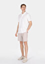 thumb-Afișați detalii pentru Camasa Cu Maneca Scurta De Barbati Alb Regular Fit  Cl1074492