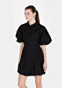thumb-Afișați detalii pentru Rochie Neagră Pentru Femei Regular Fit