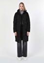 thumb-Afișați detalii pentru Palton De Dama Negru Regular Fit  Cl1060243