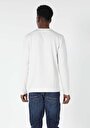 thumb-Afișați detalii pentru Tricou Cu Maneca Lunga De Barbati Alb Regular Fit  Cl1054849