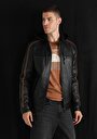 thumb-Afișați detalii pentru Jacheta De Barbati Negru Slim Fit  Cl1060746