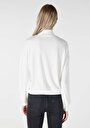 thumb-Afișați detalii pentru Tricou Cu Maneca Lunga De Dama Alb Regular Fit  Cl1055475