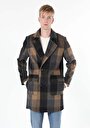 thumb-Afișați detalii pentru Palton De Barbati Maro Regular Fit  Cl1060980