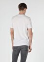 thumb-Afișați detalii pentru Tricou Cu Maneca Scurta De Barbati Alb Regular Fit  Cl1058561