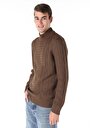 thumb-Afișați detalii pentru Pulover De Barbati Maro Regular Fit  Cl1061134