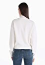 thumb-Afișați detalii pentru Pulover De Dama Alb Regular Fit  Cl1065641