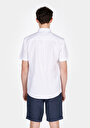 thumb-Afișați detalii pentru Camasa Cu Maneca Scurta De Barbati Alb Regular Fit  Cl1074069