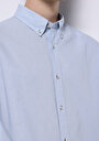 thumb-Afișați detalii pentru Camasa Cu Maneca Lunga De Barbati Albastru Regular Fit  Cl1074489
