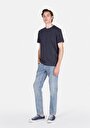 thumb-Afișați detalii pentru Blugi İndigo Pentru Bărbați Cu Talie Dreaptă Cu Talie Dreaptă