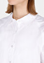 thumb-Afișați detalii pentru Camasa Cu Maneca Lunga De Dama Alb Regular Fit  Cl1073336