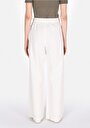 thumb-Afișați detalii pentru Regular Fit Talie Talie Pantaloni Largi Pantaloni Albi Pentru Femei