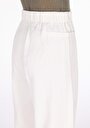 thumb-Afișați detalii pentru Regular Fit Talie Talie Pantaloni Largi Pantaloni Albi Pentru Femei