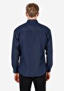 thumb-Afișați detalii pentru Camasa Cu Maneca Lunga De Barbati Albastru Marin Regular Fit  Cl1072000