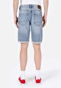 thumb-Afișați detalii pentru Short / Pantaloni Scurti De Barbati Denim Regular Fit 045 David Cl1069531
