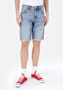 thumb-Afișați detalii pentru Short / Pantaloni Scurti De Barbati Denim Regular Fit 045 David Cl1069531