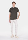thumb-Afișați detalii pentru Tricou Polo Cu Maneca Scurta De Barbati Kaki Regular Fit  Cl1074313