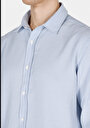 thumb-Afișați detalii pentru Camasa Cu Maneca Lunga De Barbati Albastru Regular Fit  Cl1072092