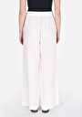 thumb-Afișați detalii pentru Pantaloni De Dama Alb Regular Fit  Cl1074805