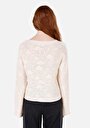 thumb-Afișați detalii pentru Pulover De Dama Ecru Regular Fit  Cl1072516