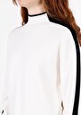 thumb-Afișați detalii pentru Pulover De Dama Alb Regular Fit  Cl1072525