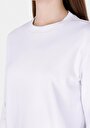 thumb-Afișați detalii pentru Tricou Cu Maneca Lunga De Dama Alb Regular Fit  Cl1072549