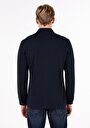 thumb-Afișați detalii pentru Jachetă Regular Fit Bleumarin Pentru Bărbați
