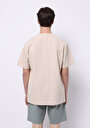 thumb-Afișați detalii pentru Tricou Cu Maneca Scurta De Barbati Bej Comfort Fit  Cl1074855