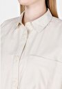 thumb-Afișați detalii pentru Camasa Cu Maneca Lunga De Dama Bej Regular Fit  Cl1073119
