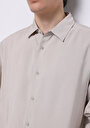 thumb-Afișați detalii pentru Camasa Cu Maneca Lunga De Barbati Bej Comfort Fit  Cl1074507