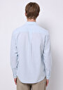 thumb-Afișați detalii pentru Camasa Cu Maneca Lunga De Barbati Albastru Deschis Regular Fit  Cl1074501