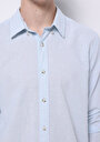 thumb-Afișați detalii pentru Camasa Cu Maneca Lunga De Barbati Albastru Deschis Regular Fit  Cl1074501