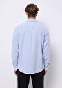 thumb-Afișați detalii pentru Camasa Cu Maneca Lunga De Barbati Albastru Regular Fit  Cl1072334