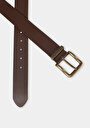thumb-Afișați detalii pentru Curea De Barbati Maro Modern Fit  Cl1076034