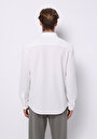 thumb-Afișați detalii pentru Camasa Cu Maneca Lunga De Barbati Alb Regular Fit  Cl1075365