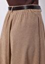 thumb-Afișați detalii pentru Fusta De Dama Bej Midi  Cl1075580